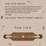 Loaded Tan Tien Topo Longboard Deck - Flex 3