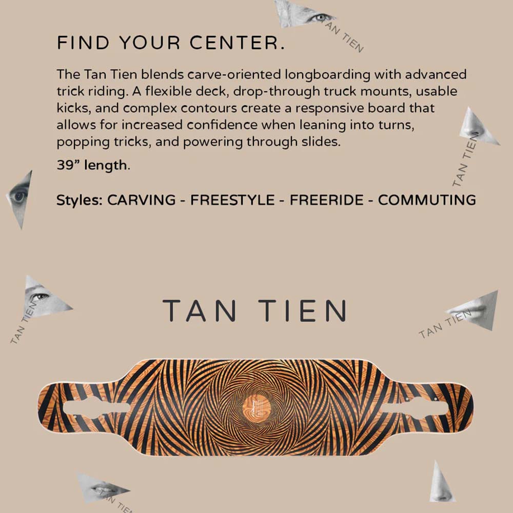 Loaded Tan Tien Topo Longboard Deck - Flex 2