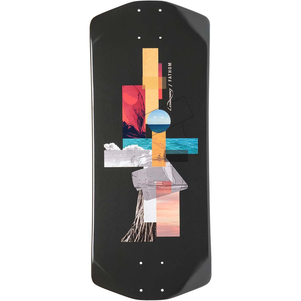 Loaded Fathom Longboard Deck - Black