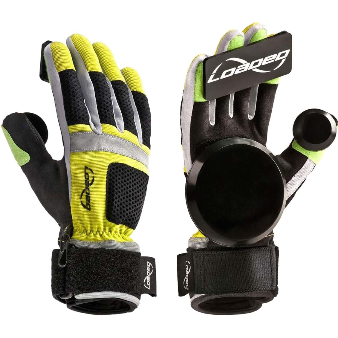 Loaded Freeride Slide  Gloves - Black/Yellow