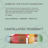 Loaded Cantellated Tesseract Longboard Deck
