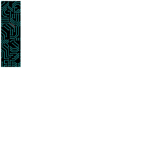 Logic Circuit Scooter Grip Tape - Black/Teal