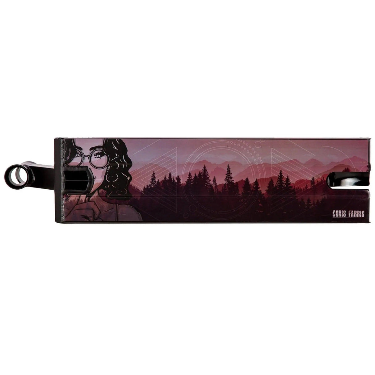 Lucky Chris Farris V1 Signature Scooter Deck - Black 22" x 6"