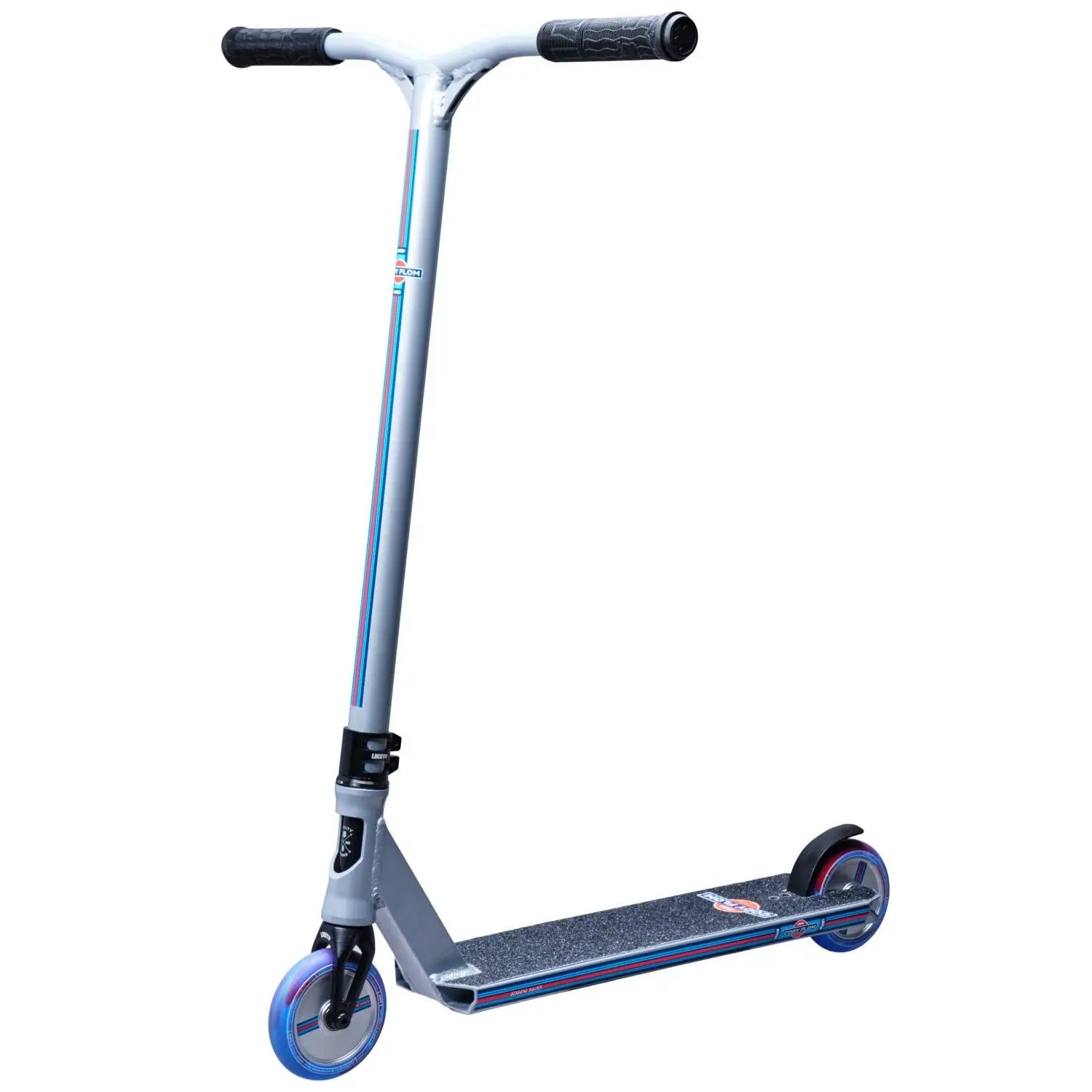 Lucky Cody Flom Signature Stunt Scooter - Silver/Red/Blue