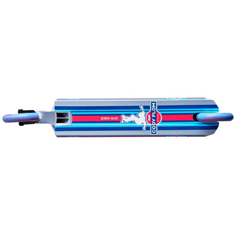 Lucky Cody Flom Signature Stunt Scooter - Silver/Red/Blue