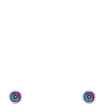 Lucky Lunar Hollow Core 110mm Scooter Wheel - Rush Pink/Blue Swirl
