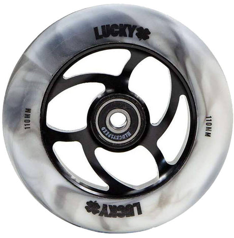 Lucky Torsion Scooter Wheel 110mm - Black/White Swirl