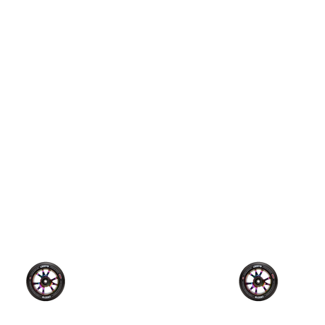 Lucky Toaster 100mm Scooter Wheel - Neochrome/Black