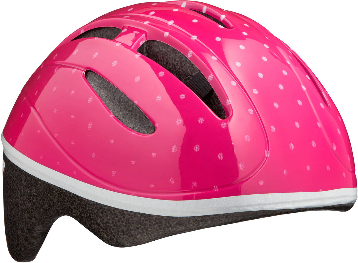 Lazer Bob Kids Helmet - Pink Dots