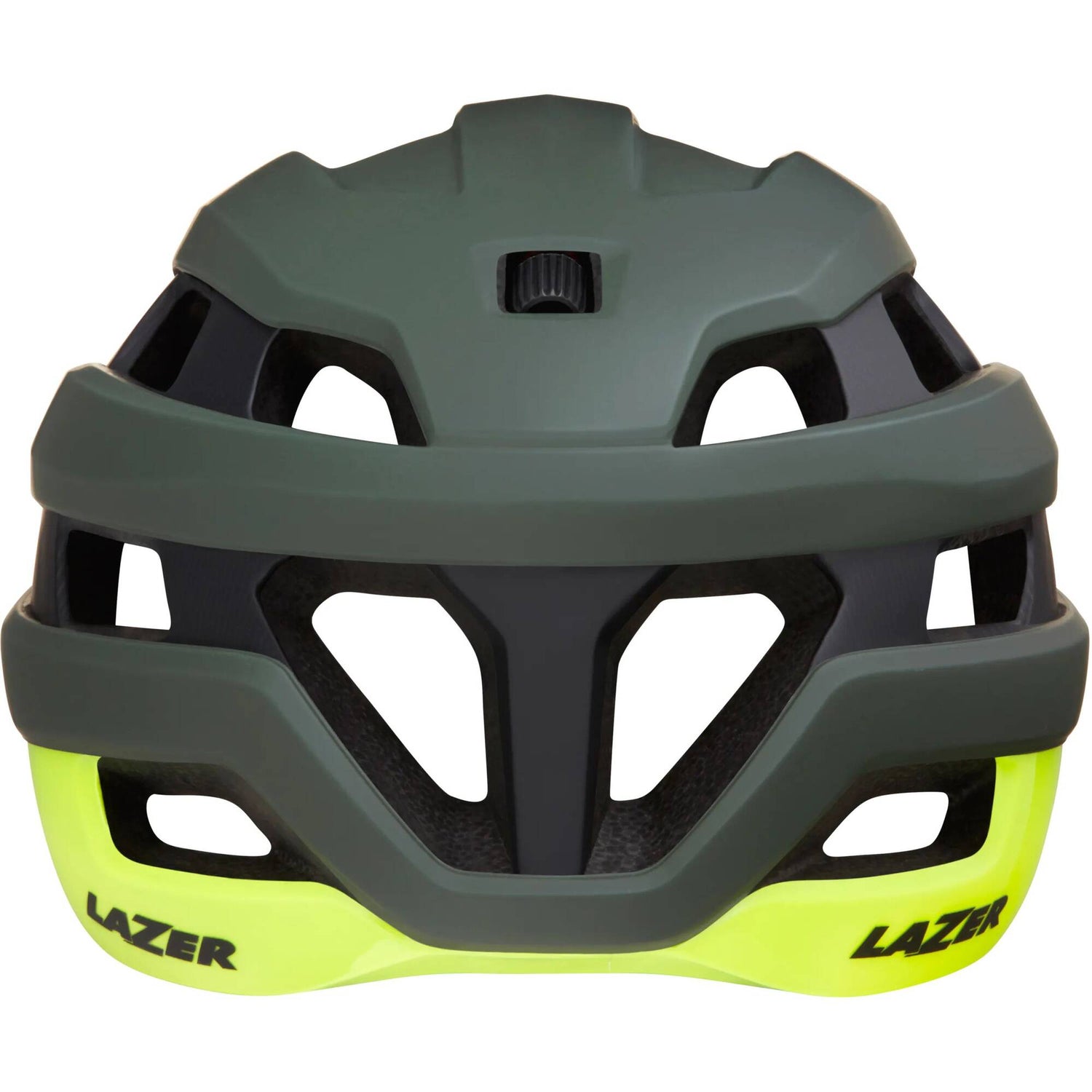 Lazer Sphere MIPS Helmet - Dark Green/Flash Yellow
