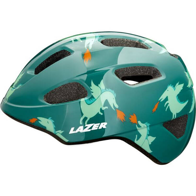 Lazer Nut'Z KinetiCore Youth Helmet - Dragon Green