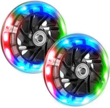 Rampage K1 Light Up 110mm Scooter Wheels - Black (Pair)