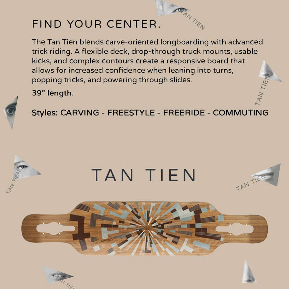 Loaded Tan Tien Longboard Deck - Flex 1