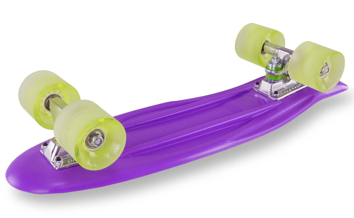 Madd Gear Pro Skins Retro Cruiser - Purple/Lime