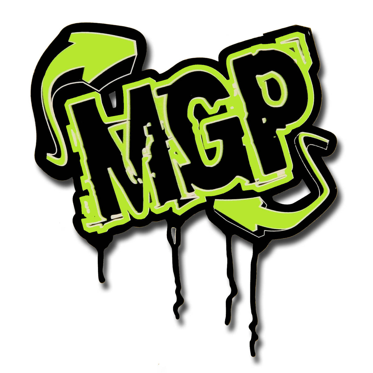 MGP Arrow Sticker - Green