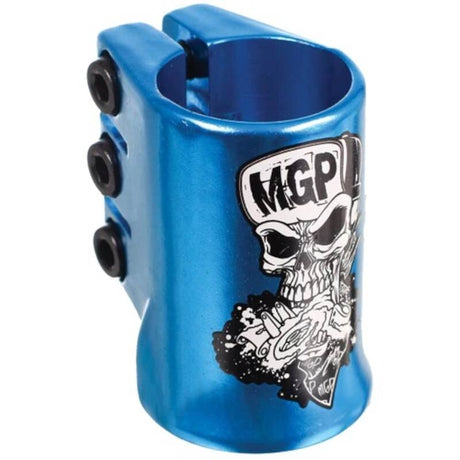 MGP Oversized Madd Hatter Triple Collar Clamp - Blue