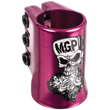 MGP Oversized Madd Hatter Triple Collar Clamp - Purple