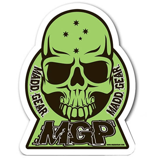 MGP Skull Sticker - Green