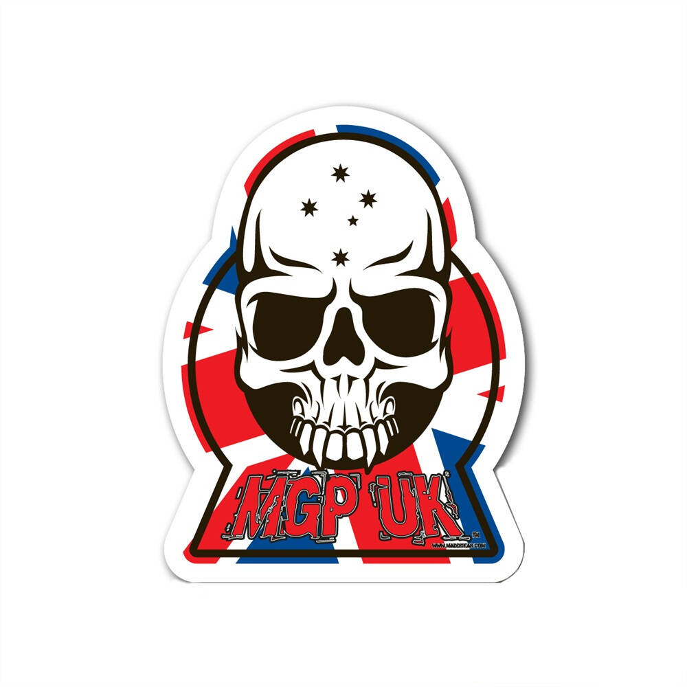 MGP World Tour Skull Sticker - UK