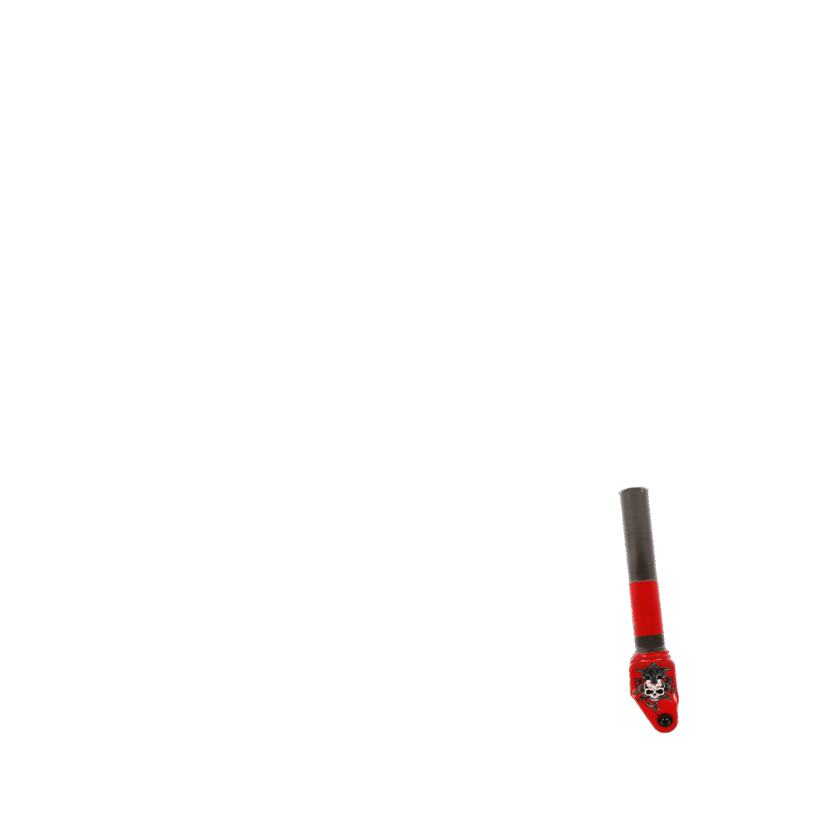 MGP Headache Threaded Scooter Forks - Red