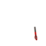 MGP Headache Threaded Scooter Forks - Red