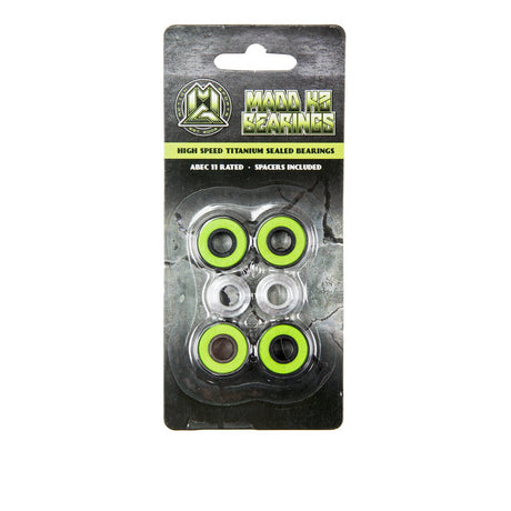 Madd Gear Pro K-3 ABEC 11 Scooter Bearings - Green