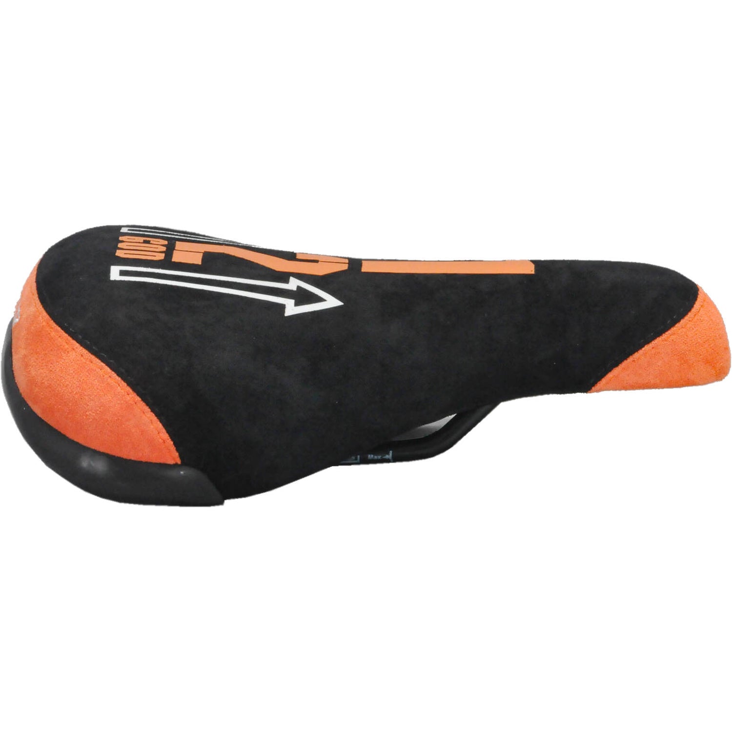 Mafiabike 12 God Wheelie BMX Seat - Black/Orange