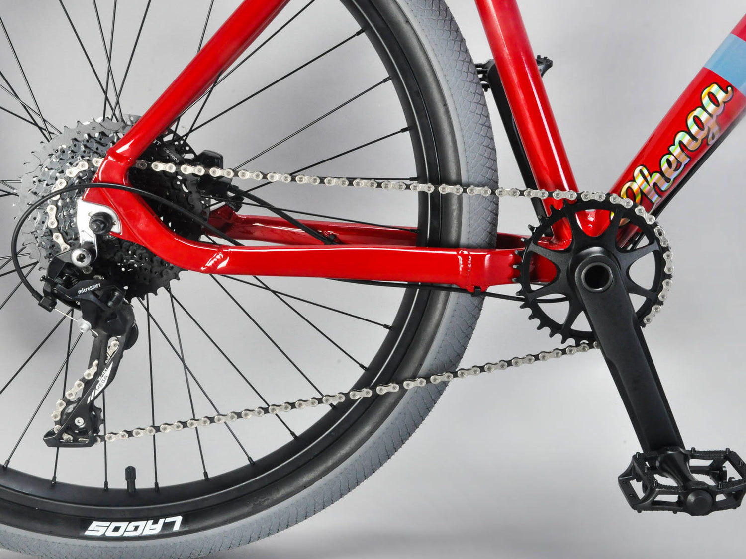 Mafiabike Chenga 27.5" Complete BMX - Red/Grey Souped Up