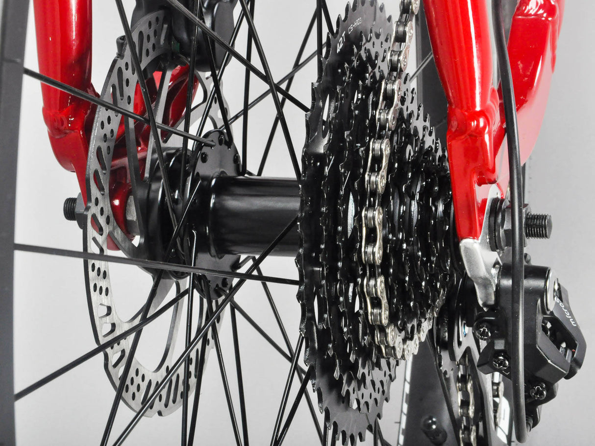 Mafiabike Chenga 27.5" Complete BMX - Red/Grey Souped Up
