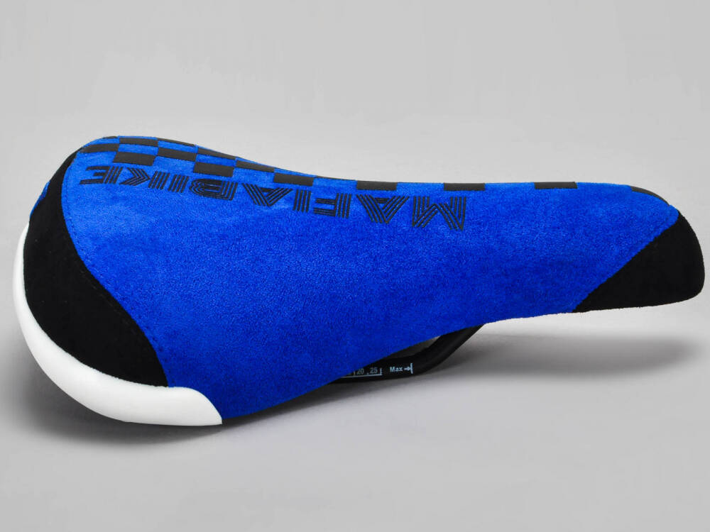 Mafiabike Checkerboard BMX Seat - Blue