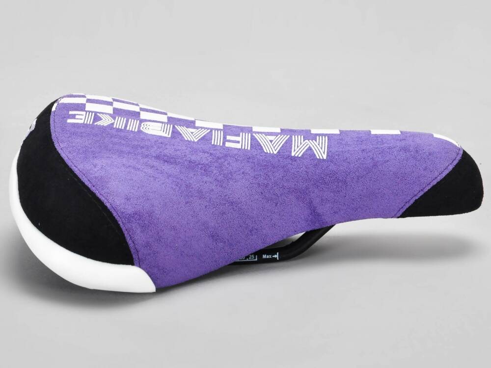 Mafiabike Checkerboard BMX Seat - Purple