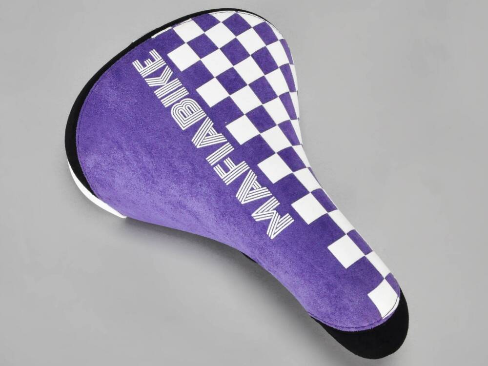 Mafiabike Checkerboard BMX Seat - Purple