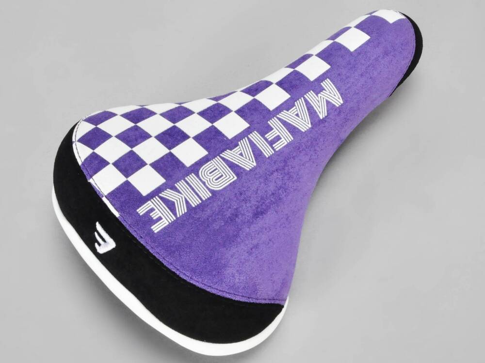 Mafiabike Checkerboard BMX Seat - Purple