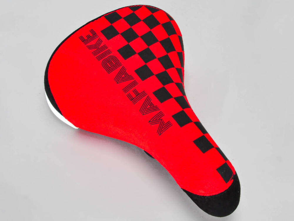 Mafiabike Checkerboard BMX Seat - Red