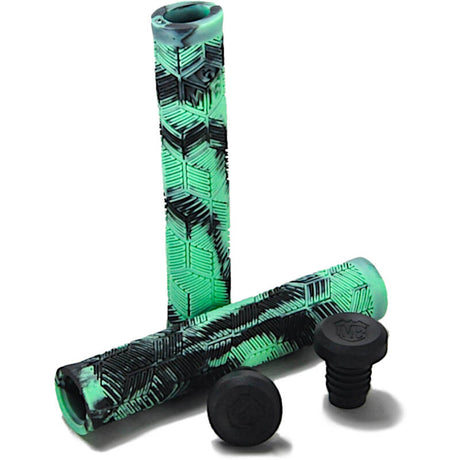 Mafiabike Lucky 6 BMX Grips - Mint/Black