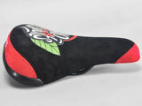 Mafiabike No Limits Patch BMX Seat - Black/Red