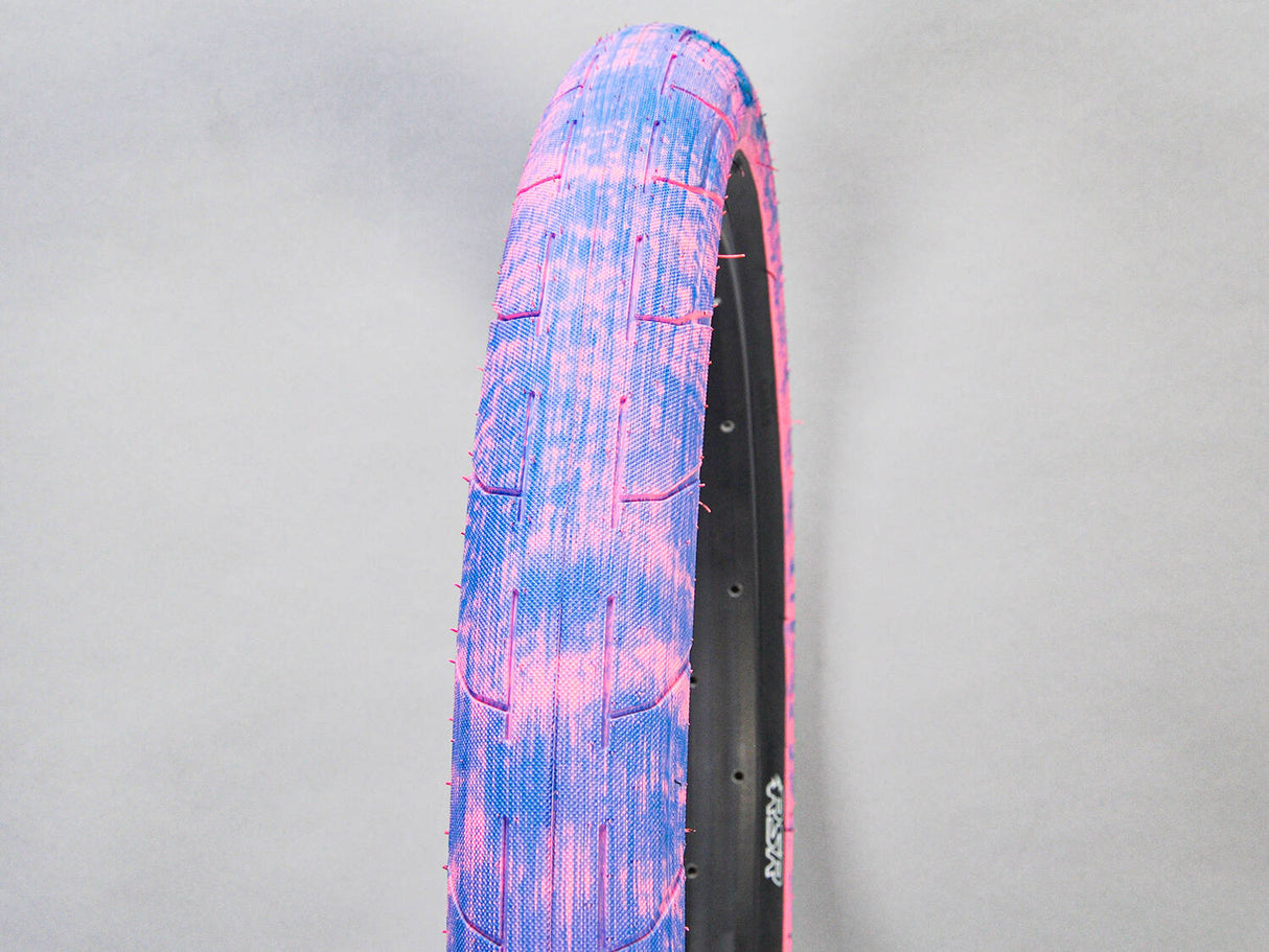 Mafiabike Lagos RSR 20" BMX Tyre - Pink/Blue Marble (PAIR)