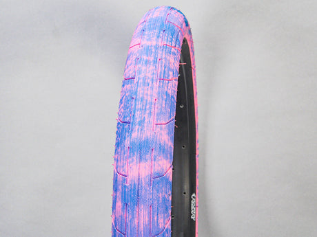 Mafiabike Lagos RSR 20" BMX Tyre - Pink/Blue Marble (PAIR)