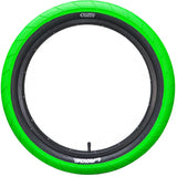 Mafiabike Lagos RSR 20" BMX Tyre - Green/Black (PAIR)