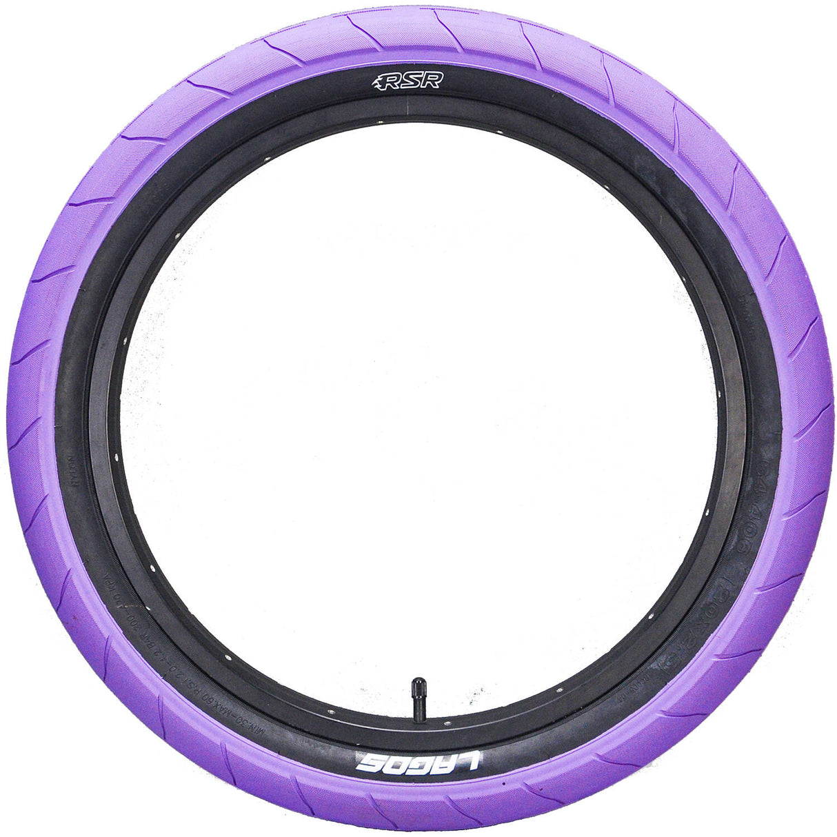 Mafiabike Lagos RSR 20" BMX Tyre - Purple/Black (PAIR)