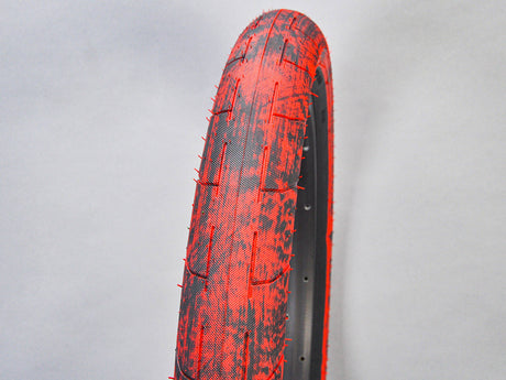 Mafiabike Lagos RSR 20" BMX Tyre - Red/Black Marble (PAIR)