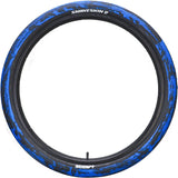Mafiabike Lagos Snakeskin 2 27.5" BMX Tyre - Blue/Black Marble (PAIR)