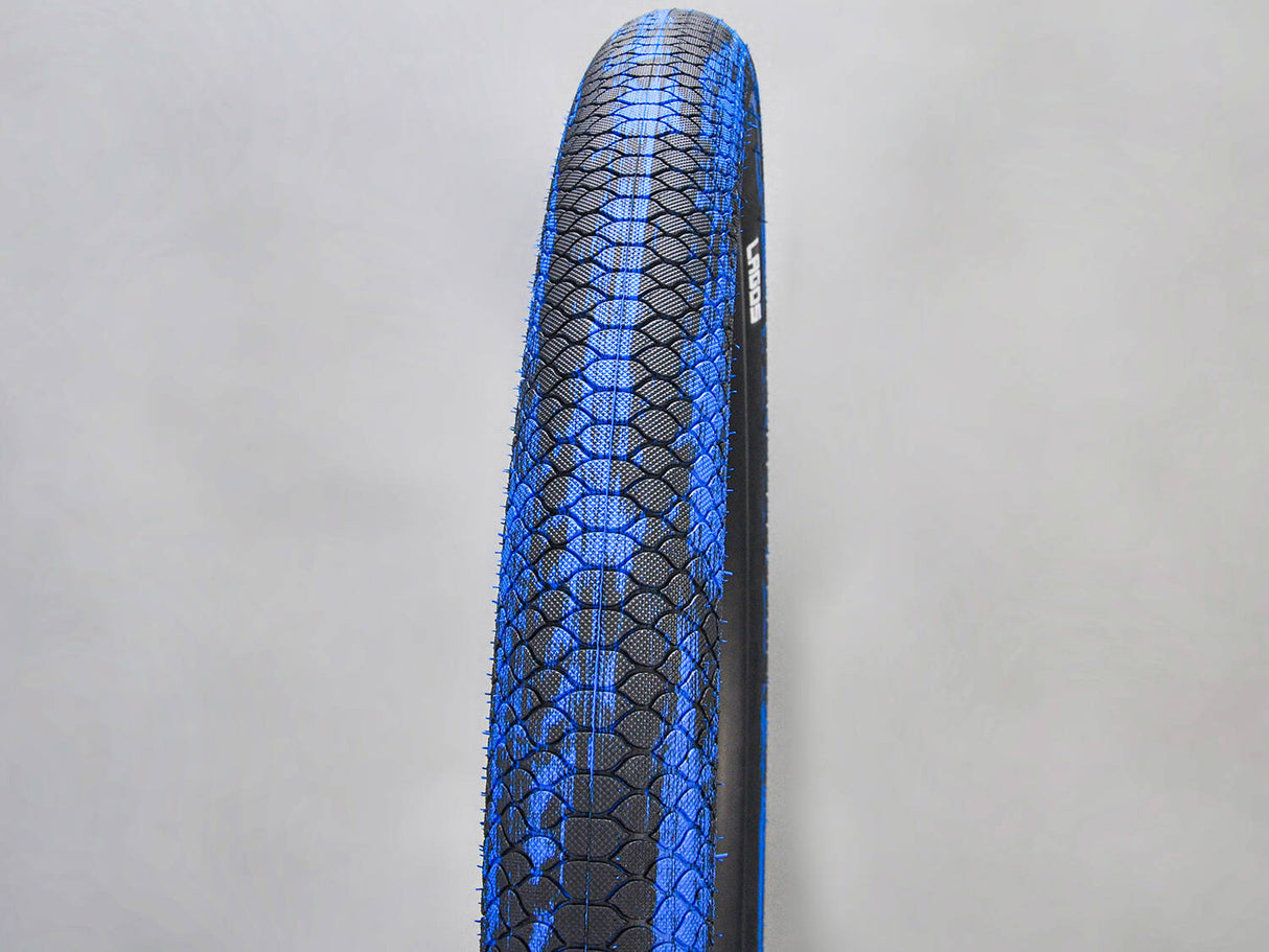 Mafiabike Lagos Snakeskin 2 27.5" BMX Tyre - Blue/Black Marble (PAIR)