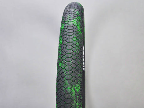Mafiabike Lagos Snakeskin 2 29" BMX Tyre - Green/Black Marble (PAIR)