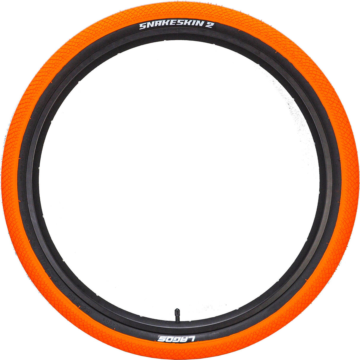 Mafiabike Lagos Snakeskin 2 27.5" BMX Tyre - Orange/Black (PAIR)