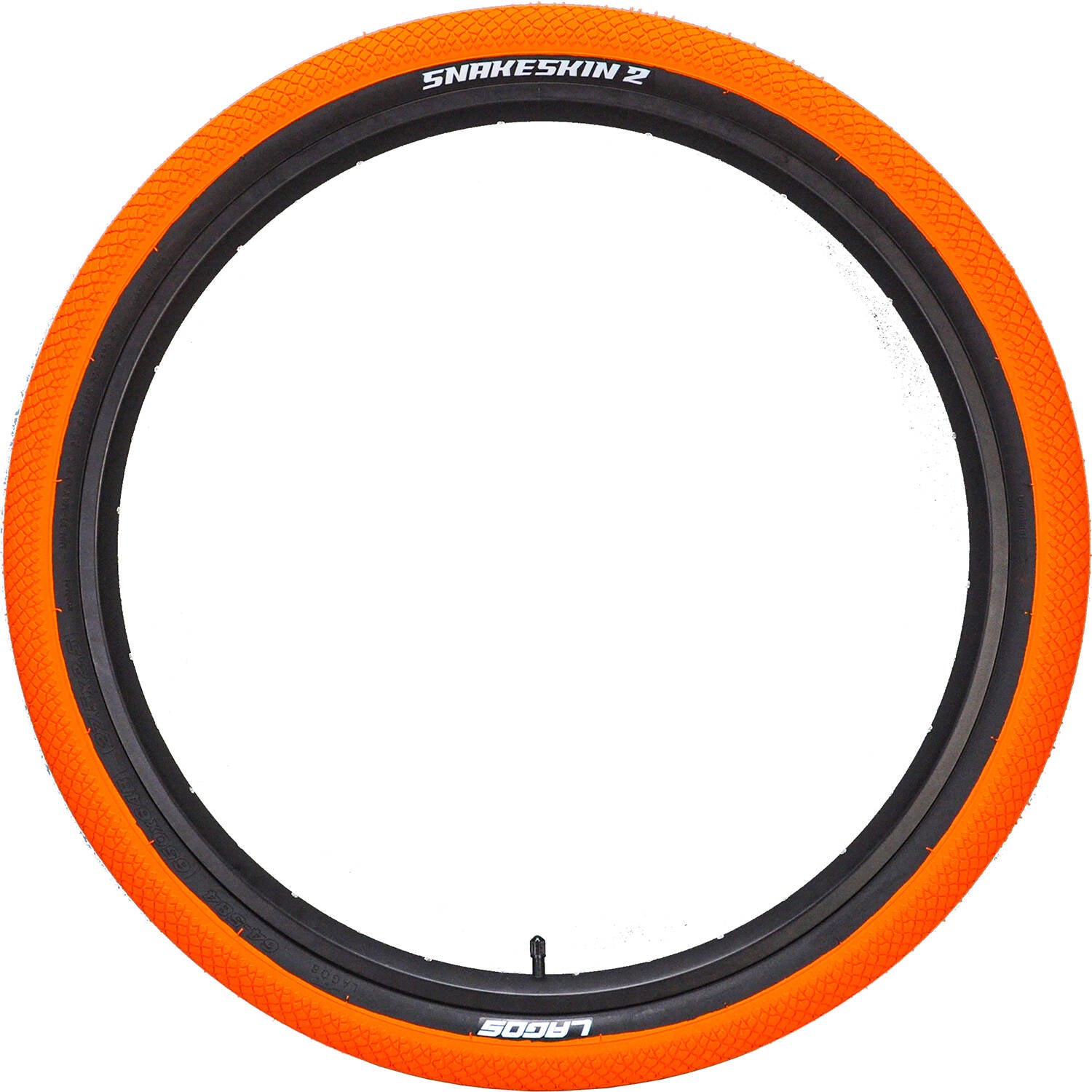 Mafiabike Lagos Snakeskin 2 29" BMX Tyre - Orange/Black (PAIR)