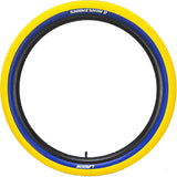 Mafiabike Lagos Snakeskin 2 29" BMX Tyre - Yellow/Blue (PAIR)