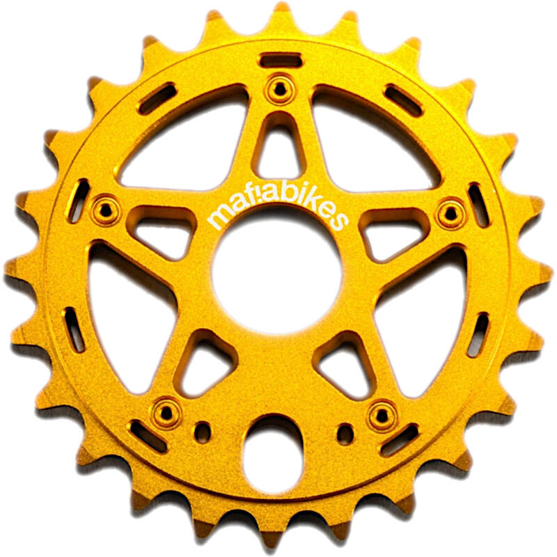 Mafiabike Gully 24T BMX Sprocket - Gold