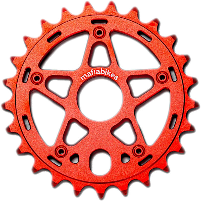 Mafiabike Gully 25T BMX Sprocket - Red