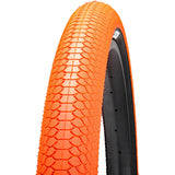 Mafiabike Snakeskin 26'' BMX Tyres (Pair) - Orange/Blackwall